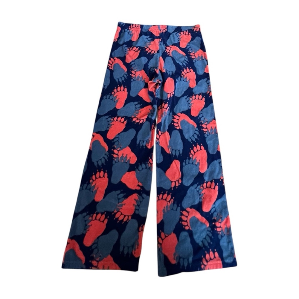 🔷GAP: Boy’s size 10, bear footprint blue & red pattern PJ bottoms, preowned🔷
